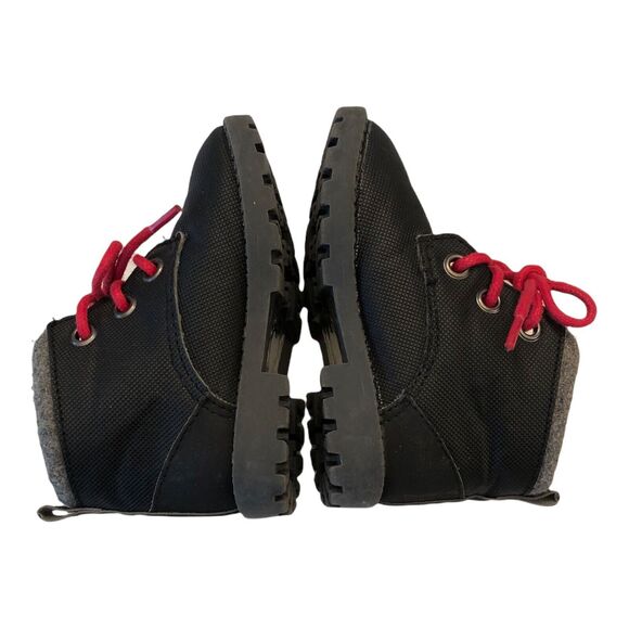 Crazy 8 Toddler Shoes Boy Size 5 Black Ankle Boots - Picture 8 of 11
